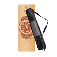 Sd-Fit - Mat De Yoga Corcho Y Látex Natural 5.5 Mm – Diseño 606 Con Bolso