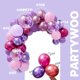 thumbnail image 3 of Globos PartyWoo 30 cm Rosa y Morado – Set de 66 piezas, 3 of 9
