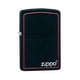 thumbnail image 1 of Encendedor Classic Black And Red Borde Rojo Zp218zb, 1 of 3