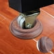 thumbnail image 5 of Juego de 4 copas para ruedas de piano vertical de madera dura, almohadillas protectoras para patas de muebles de madera de nogal real, 5 of 5