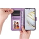 thumbnail image 5 of Funda tipo cartera FOXDOCK para Huawei Nova 10 SE , diseño girasol en relieve, cuero PU, cierre magnético, soporte y tarjetero, 5 of 5