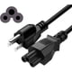 thumbnail image 1 of Cable de alimentación de repuesto de 3 clavijas para computadoras, televisores, monitores, televisores LG LED LCD Smart 1080p HDTV, Samsung, Toshiba, Acer, Asus, impresoras Epson. Cable de CA., 1 of 6