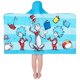 thumbnail image 3 of Toalla con capucha Dr. Seuss Cat In The Hat, algodón suave, felpa para niños, 3 of 8