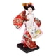 thumbnail image 3 of Muñeca Geisha Japonesa Estatua Étnica Adorno Asiático Figura Artesanía con Rostro Delicado Y Traje Típico Adecuada para Decoración Del Hogar Y Fans de Estilo D, 3 of 5