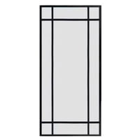 Reflejo Diseño - Espejo Diseño Ventana Tono Negro Mate