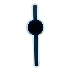 Genérico - Lámpara Pared Acrílica Led Tipo Espada Negra Decorativa Jhn