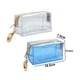 thumbnail image 2 of Bolsa de cosméticos transparente de 2 piezas, bolsa de aseo portátil, bolsa de almacenamiento de viaje, 2 of 5