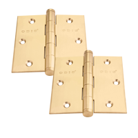 Pack 2 Bisagras Acero Odis 3”×3”×2,0Mm - Bronce