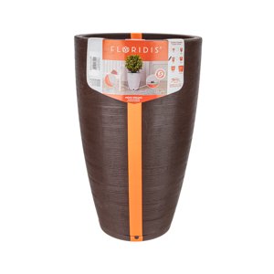 Macetero Floridis Marron Amsterdam 65 Cm Alto