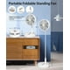 thumbnail image 4 of Ventilador Portátil Recargable USB Altura Ajustable blanco, 4 of 4