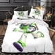 thumbnail image 1 of Juego De Funda Nórdica Buzz Lightyear Juego De Ropa De Cama Con Estampado De Personajes De Anime 3d Para Niñas Funda Nórdica Individual 3d Funda De Edredón De Microfibra Suave Con Cremall, 1 of 3