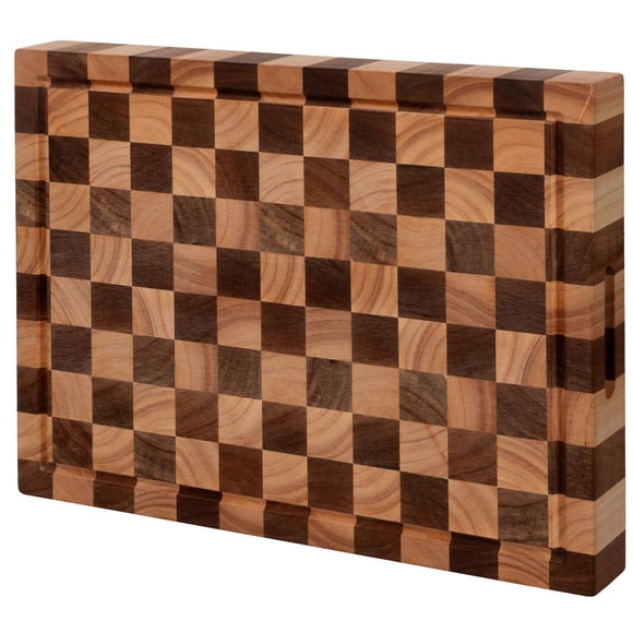 Tabla de cortar Cookaholic 51 × 38 × 4 cm de madera de acacia