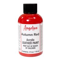 Pintura Para Cuero Angelus Rojo Otoño 118 Ml Acrílica