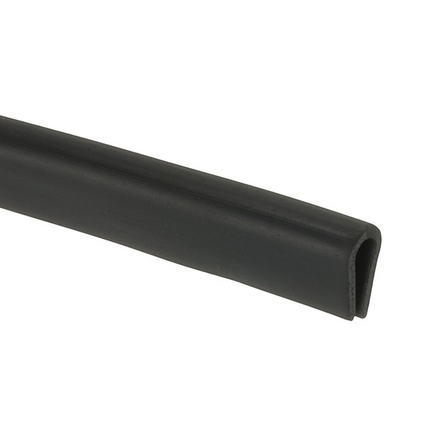 Borde de Goma, Protector de Borde en Forma de U Flexible para Bordes Afilados, Hojas de Metal, Puertas de Automóviles, Escotillas, Esquinas de Mesas 10ft x 0.1" x 0.2" x 0.4"