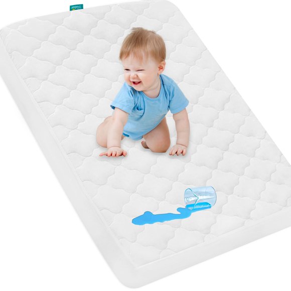 Protector de colchón acolchado impermeable Biloban 99 x 69 cm