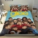 thumbnail image 1 of Zorro Glee Conjunto de sábanas temático, trío de piezas, cómodo y amigable con la piel, diseño único, regalo de decoración para el hogar para familiares, amigos y fans,173cm *218cm, 1 of 6