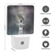 thumbnail image 2 of Vinícius Júnior Luz nocturna LED con sensor de anochecer a amanecer para dormitorio, baño, pasillo, escaleras - Lámpara LED nocturna de enchufe, 0.5W - 1 pieza, 2 of 6