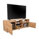 thumbnail image 5 of Rack TV 70" 2 Puertas 55,0x160,0x35,2 Cm Café Claro, 5 of 9