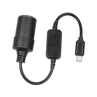 Magideal - Cable Convertidor De 5V Usb C A 12V Para Encendedor De Cigarrillos De Coche 12W Con Chip De Refuerzo Para Dispositivos Eléctricos De 0 35 M 035 M