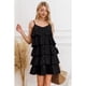 thumbnail image 2 of Vestido Mujer Escalonado Corto Casual Eventos Verano Sexy Coqueto 343, 2 of 3