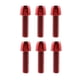 thumbnail image 4 of 6x Tornillos De Vástago De Bicicleta Pernos Piezas De Repuesto Pernos De Vástago De Bicicleta Para Bicicleta De Carretera Rojo, 4 of 4