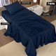 thumbnail image 2 of Juego de sábanas Utopia Bedding de microfibra cepillada doble, color azul marino, 2 of 7