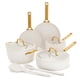 thumbnail image 1 of Juego de utensilios de cocina GreenPan Reserve Pro, 10 piezas, color blanco crema, 1 of 7
