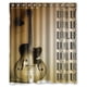 thumbnail image 1 of Cortina de ducha con música de acordes mayores, menores y de barra, juego de cortina de baño con ganchos, tamaño 60 x 72 pulgadas, 1 of 3