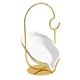 thumbnail image 4 of Caja De Jabón Contenedor De Moda Estante De Esponja Para Suministros Baños De Encimera Blanco Y Dorado, 4 of 5