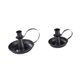 thumbnail image 5 of Candelabro Cónico De Metal De 2 Piezas, Candelabro Para Dormitorio, Elegante Y Resistente, Color Negro, 5 of 5