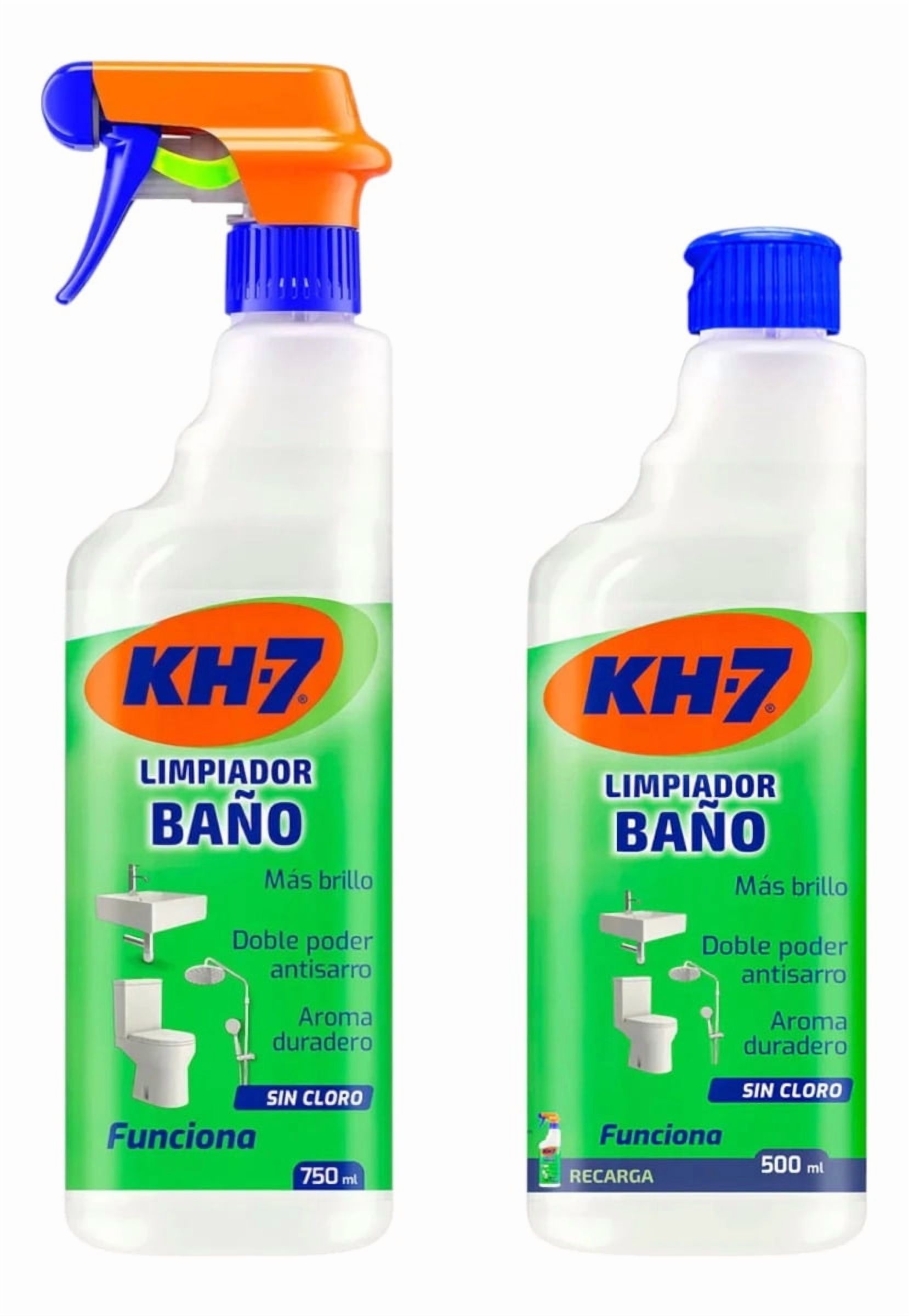 Kh-7 Multiuso Limpiador Baño Manchas Sarro 750Ml Y 500Ml