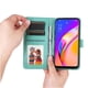 thumbnail image 4 of Funda tipo cartera FOXDOCK para OPPO Reno 6Z , diseño girasol en relieve, cuero PU, cierre magnético, soporte y tarjetero, 4 of 5