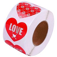 Magideal - Paquete De 500 Etiquetas Adhesivas En Apariencia De , Sellos Decorativos Para Tarjetas, Cajas De Álbumes De Recortes, Gráficos De , Año De Nuevo