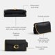 thumbnail image 3 of Bolso Cruzado Coach Tabby Chain para Mujer 19 Negro Talla Única, 3 of 6