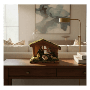 Genérico - Pesebre Navideño 12X9X5 Cm Decoración Navidad 2025