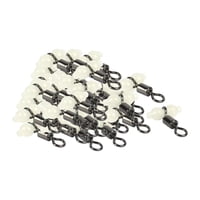 Ioensy - 100X Eslabones Giratorios De Pesca Con Cuentas Luminosas Para Aparejos De Bagre, Pesca En Barco, Agua Dulce Pequeña