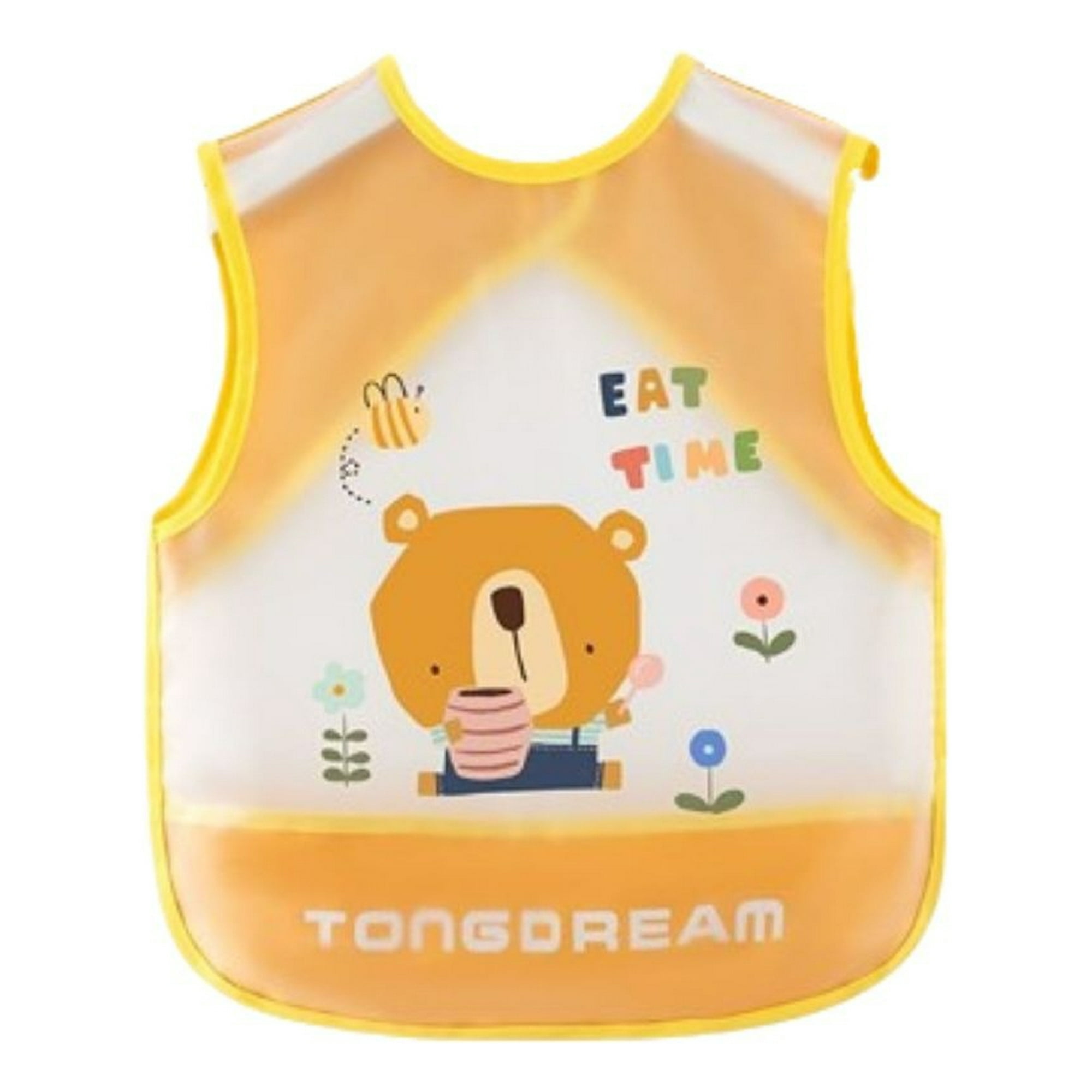 Genérico - Set 4 Baberos Reutilizable Resistente Al Agua Bebes Lau