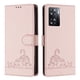 thumbnail image 1 of Funda tipo cartera FOXDOCK para OnePlus Nord N20 SE 4G con soporte, ranuras, RFID, diseño de gato, 1 of 5
