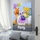 thumbnail image 3 of Fiesta de Palabras Cuadro decorativo colgante - Arte de pared - Póster enmarcado - Decoración de pared - Regalos para familia, amigos y aficionados 40*60 cm, 3 of 6