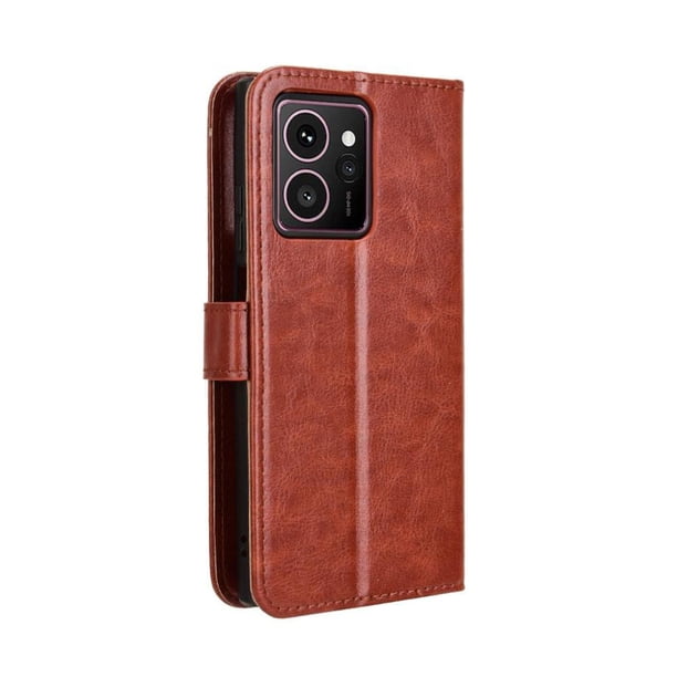 Funda tipo libro para HMD Skyline 5G, cartera todo‑en‑uno, funda multifuncional con tarjetero y correa de muñeca desmontable