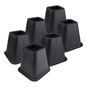 Bothyi - Elevador De Muebles Apilable Antiarañazos Sofá Silla Patas Elevadores Para Mesa Sofá 6 Piezas