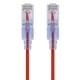 thumbnail image 1 of Cable de conexión Ethernet Monoprice SlimRun Cat6A 30 AWG 0,3 m rojo, 1 of 1