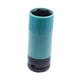 thumbnail image 1 of Dado De Rueda De 1/2 Pulgada, Compacto, De Impacto Profundo, Dado De Impacto Para Tuercas De Rueda De 22 Mm, Color Azul Cielo, 1 of 5