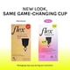 thumbnail image 2 of Kit de inicio para copa menstrual FLEX Cup, ajuste completo, talla 02, 2 of 9
