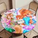 thumbnail image 5 of Winx Club-theme Fitted Round Tablecloths Elastic Edged Table Covers Waterproof Table Cloth for Kitchen Holiday Party Tables Decor 120cm, 5 of 6