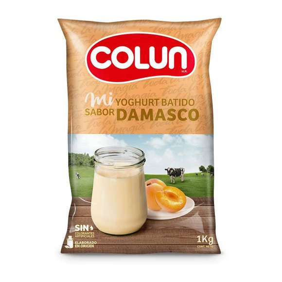 Yoghurt Batido Sabor Damasco Bolsa, 1 Kg