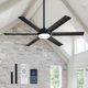 thumbnail image 1 of Ventilador de techo industrial CROSSIO 132 cm negro con LED y control remoto, 1 of 9