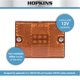 thumbnail image 4 of Luz indicadora lateral rectangular ámbar B423A de Blazer International, 12 V, 4 of 7