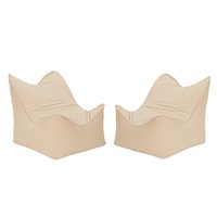 Bodevir - Set Pouf Potter 1C Felpa Beige