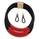 thumbnail image 5 of Joyas Africanas Collar Dispositivos Gargantilla Para Aniversario Nupcial Boda Fiesta Negro, 5 of 5